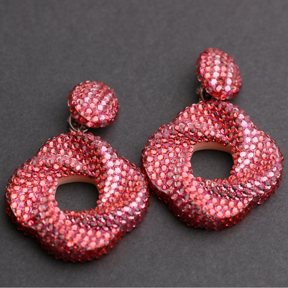 Dannijo Delphina Embellished Coil Drop Earrings - image 6
